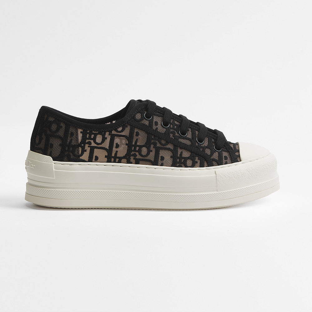 DIOR Walk n Dior Platform Sneaker Sky Blue Dior Oblique Embroidered Mesh #386883