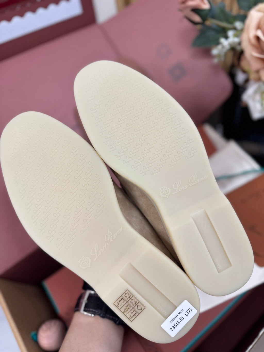 Loro Piana Summer Charms Walk Loafer Suede Moorland #334047