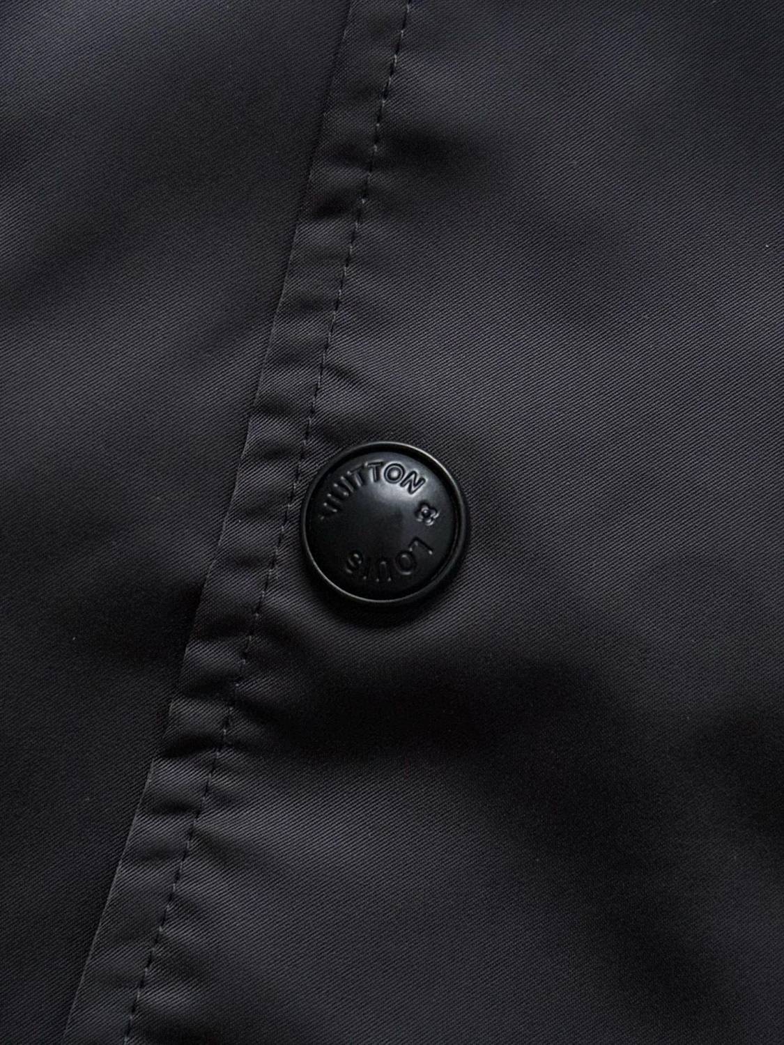 Louis Vuitton Men's Spring And Fall Beaded Embroidery Logo Letters Stand Up Collar Single Breasted Long Sleeved Jacket #76178