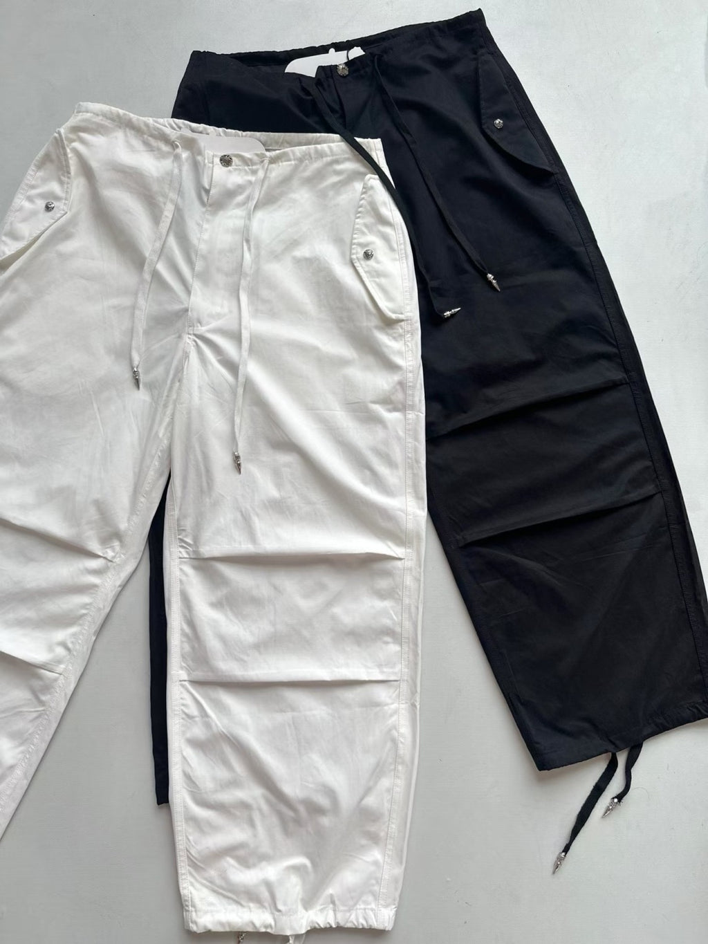 Chrome Hearts Men's And Women's Spring/Summer Solid Color Fashionable Casual Cross-decorated Straight leg Pants #78249