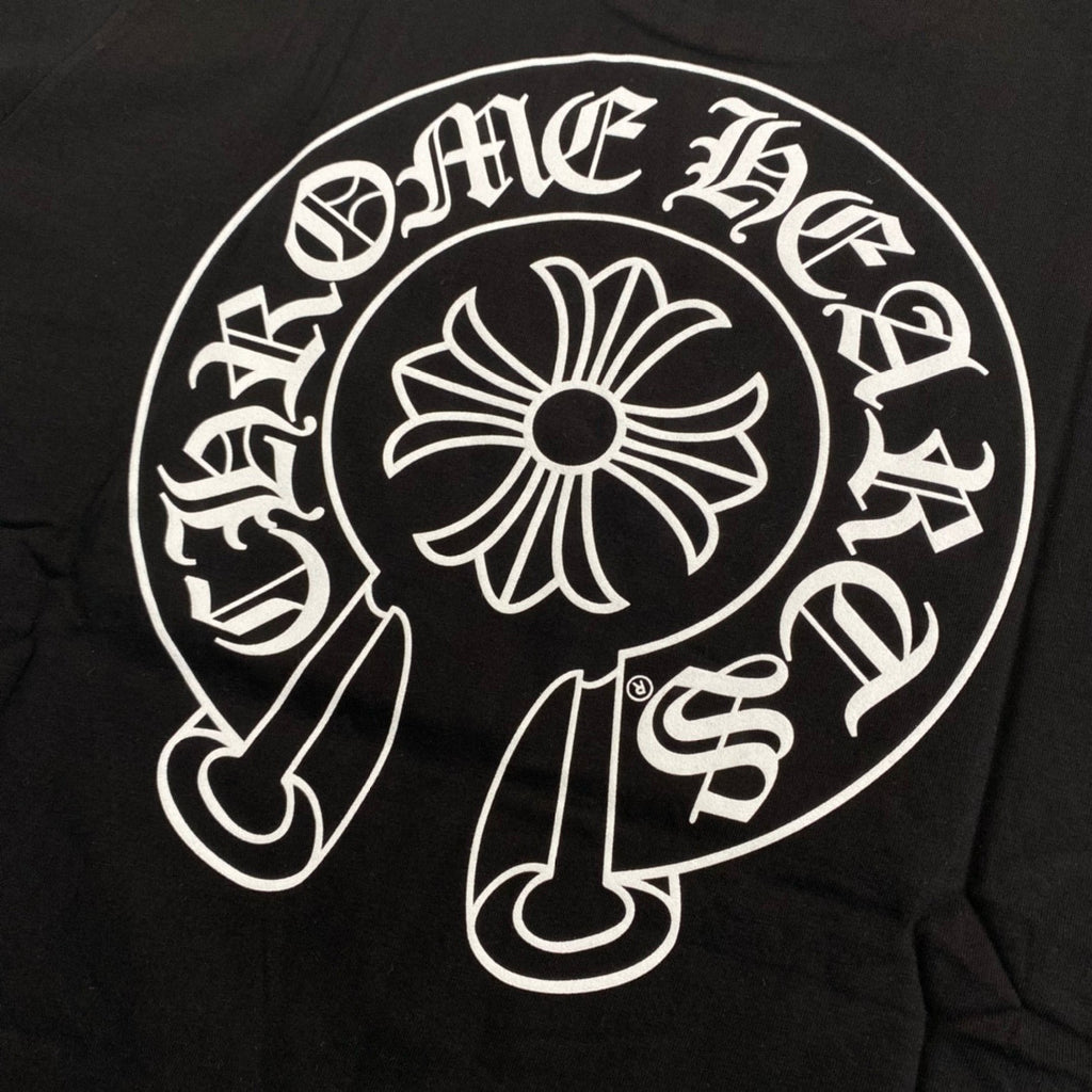 Chrome Hearts Men's Summer Solid Color Sanskrit Print Round Neck Cotton Short Sleeve T-Shirt #77168