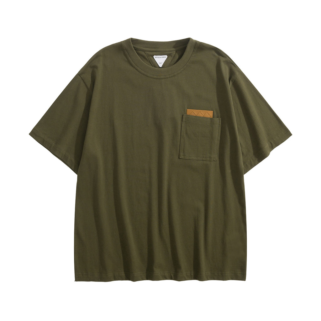 Bottega Veneta Men's and Women's Pima Cotton Jersey T-Shirt #315622