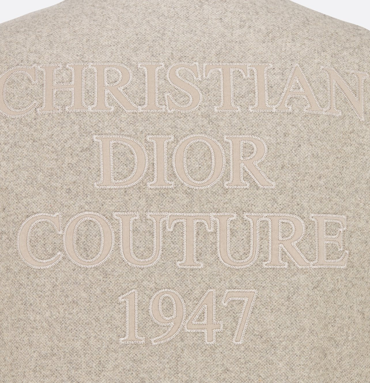 Dior Men's Spring and Autumn Beige Patchwork Logo Pattern Single Breasted Long Sleeve Jacket #73288