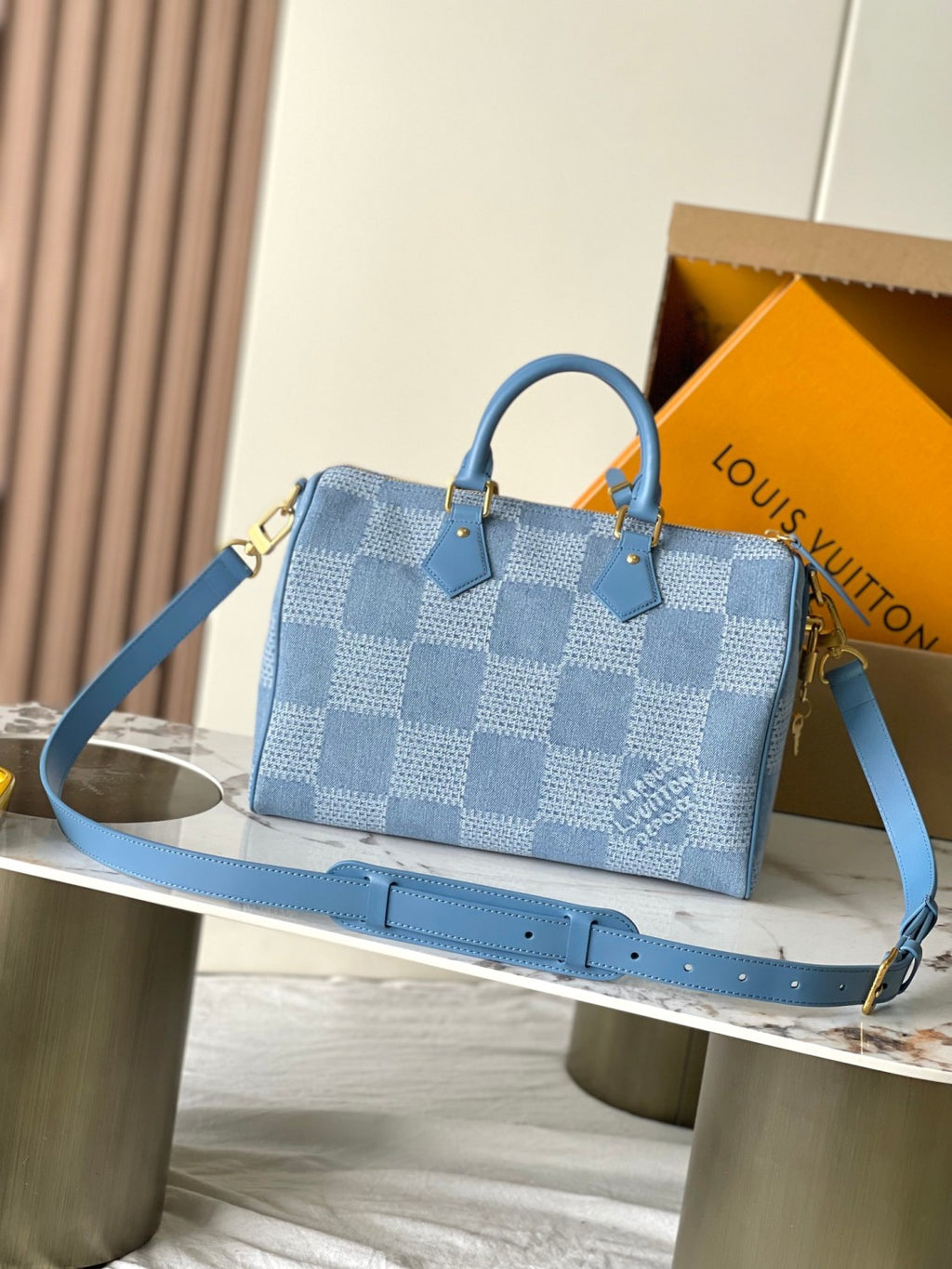 Louis Vuitton Speedy 30 Bandoulière Handbag Men's Women's Handbag Crossbody Canvas Leather Bag Fashion Luxury Bags N00203 #77279