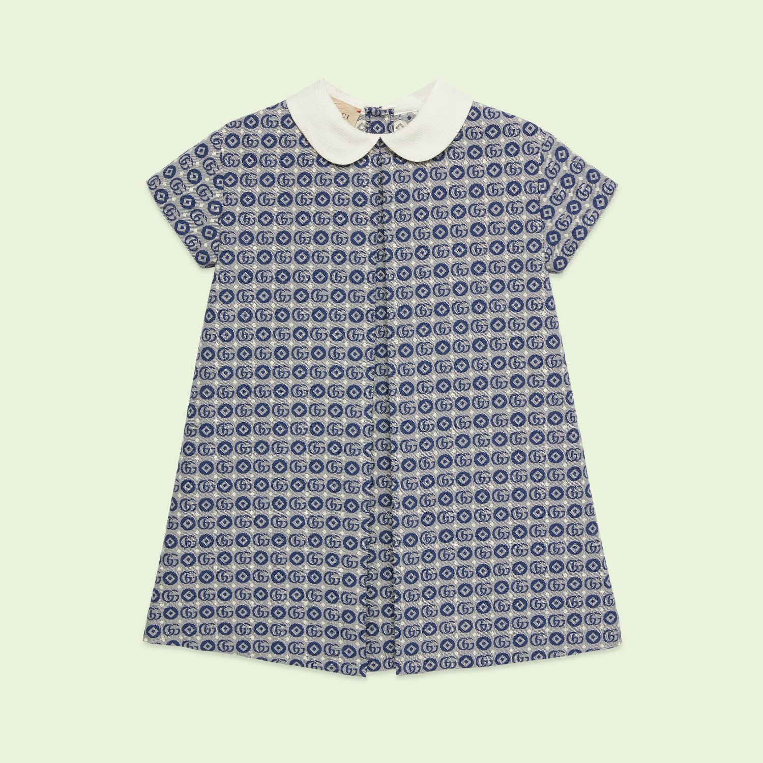 Gucci Kid's Double G Cotton Dress #38947