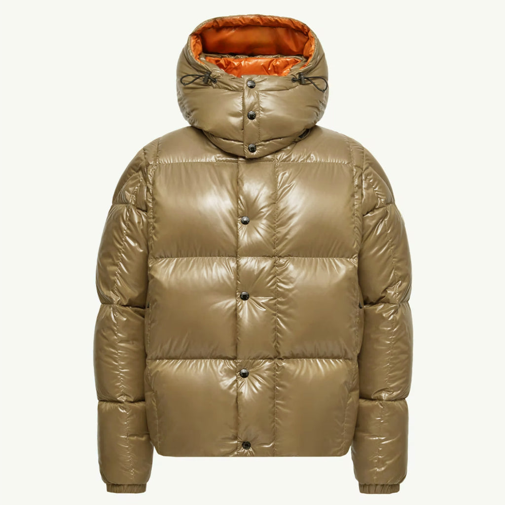 Moncler Men's & Women's Parana Series Solid Color Minimalist Logo Zipper Hooded Short Down Jacket #81597