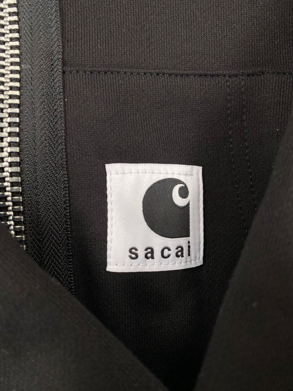 Sacai X CARHARTT Wip Hooded Long Sleeve Zipper Coat Jacket #21914