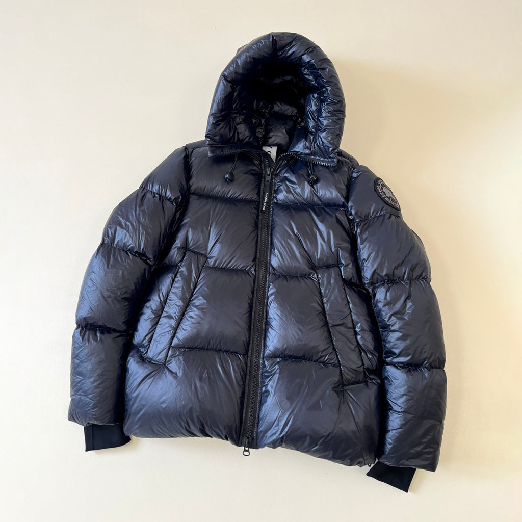 Canada Goose Men's Autumn and Winter Solid Color Hooded Long Sleeve Lined Removable Elastic Back Puffer Down Jacket #73778