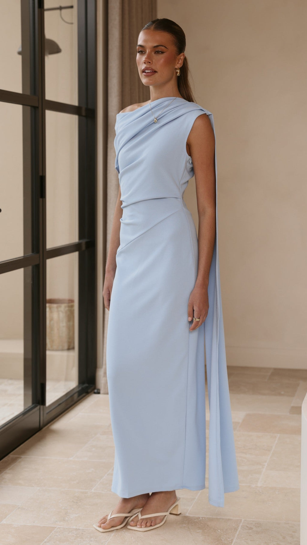 Delilah Maxi Dress - Blue