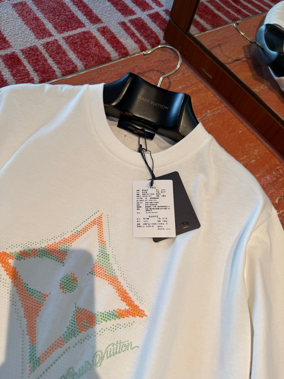 Louis Vuitton MONOGRAM Men's And Women's Summer Fashion Casual Solid Color Crew Neck Pullover Classic Print Pattern Short Sleeve T-Shirt #79423