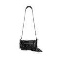 Balenciaga Le Cagole  Men's And Women's Fashion Casual Solid-Color Fine-Grain Lambskin Flap Bag with Adjustable Shoulder Strap Motorcycle Bag Crossbody Bag Bags #78492