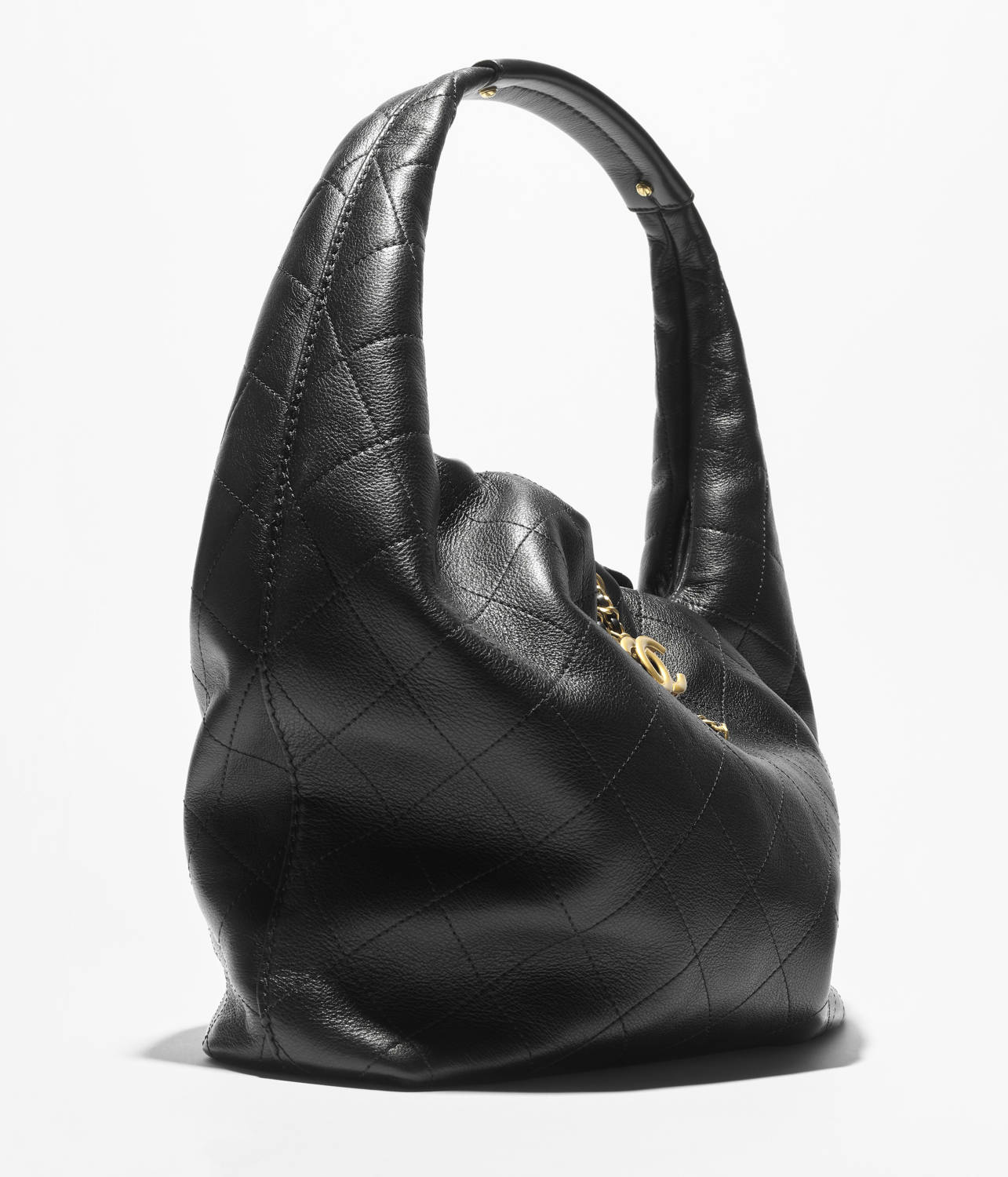 Chanel 26 Women's Large Hippie Bag Calfskin And Gold-tone Metal Bobo Haas Calfskin #332931