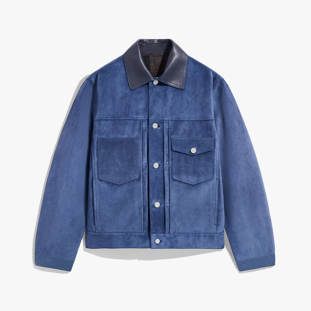 Berluti Suede Leather Jacket Ngvp #6519