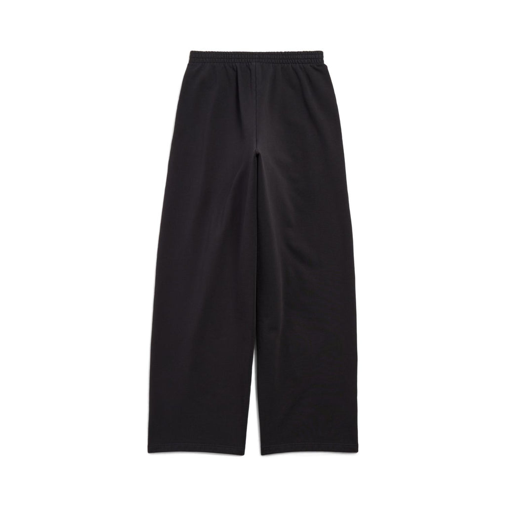 Balenciaga Men's Retro Basketball Sportswear Black High Street Standing Collar Zip Jacket Wide Leg Casual Trousers Pants Suit Set  #71859