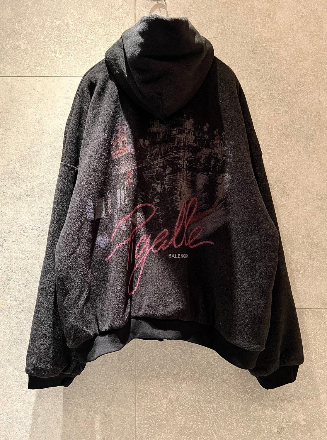 Balenciaga Men's And Women's Spring/Fall Fashion Casual Solid Color Hooded Zipper Classic Print Long Sleeve Jacket #78887