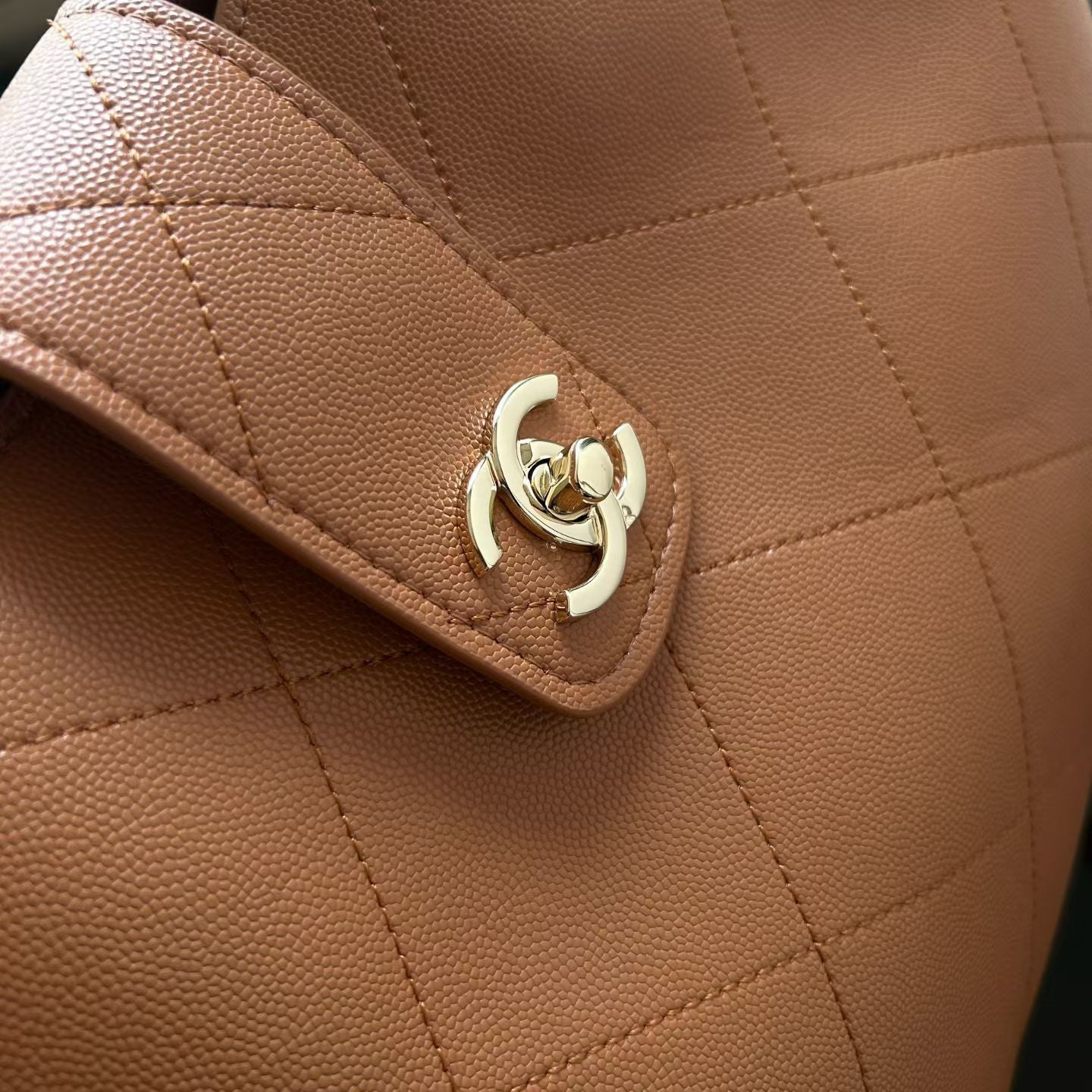 Chanel 2026 New Arrival Women's Early Spring Diamond-quilted Brown Tote With Chain Strap A Stylish Elegant Hobo Underarm Bag Perfect For Shopping Lady Bags #197125