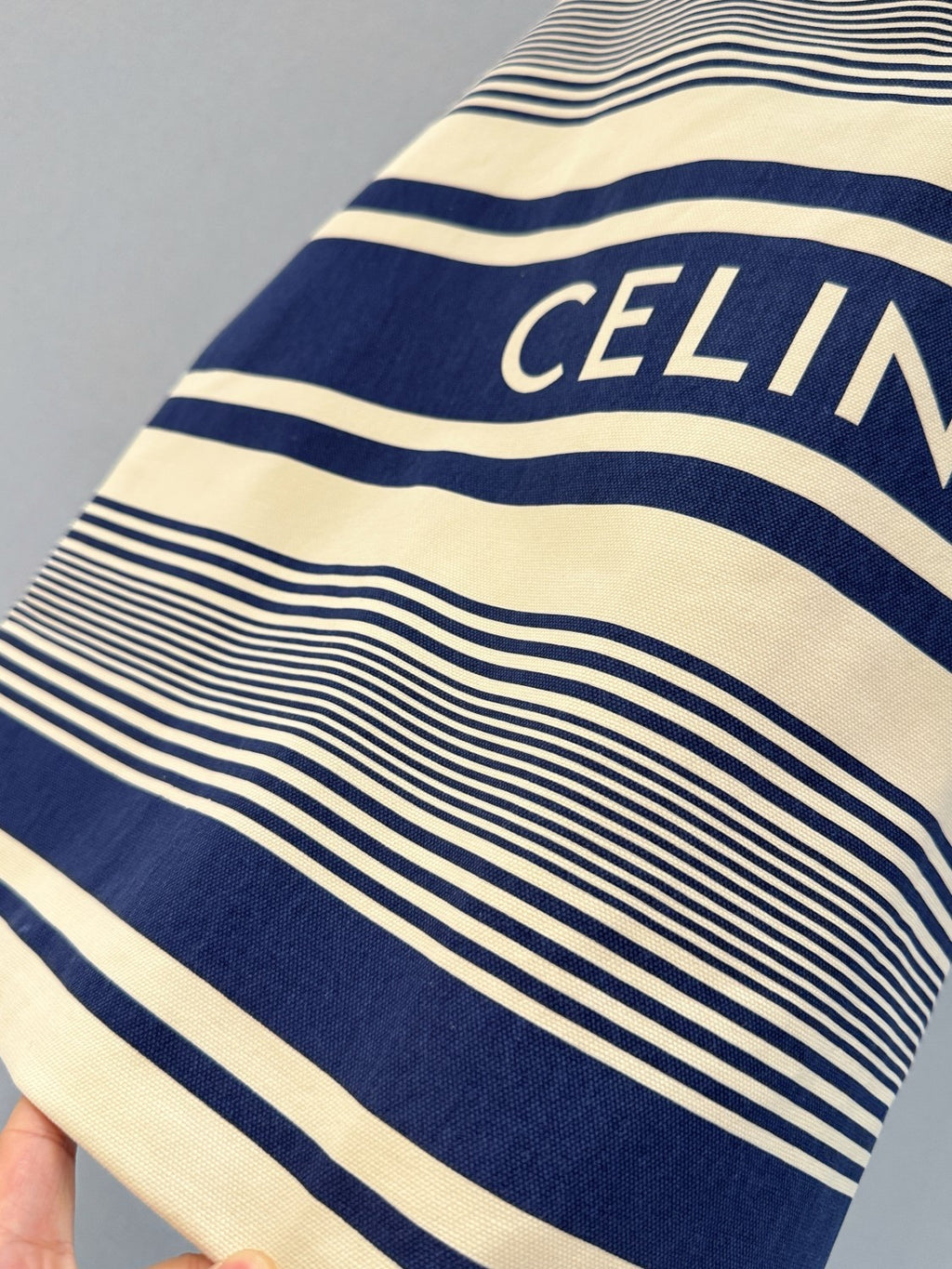 Celine Women's Striped Letter Print Casual Single Shoulder Tote Bag Bags (One Large and One Small Combination) #76985