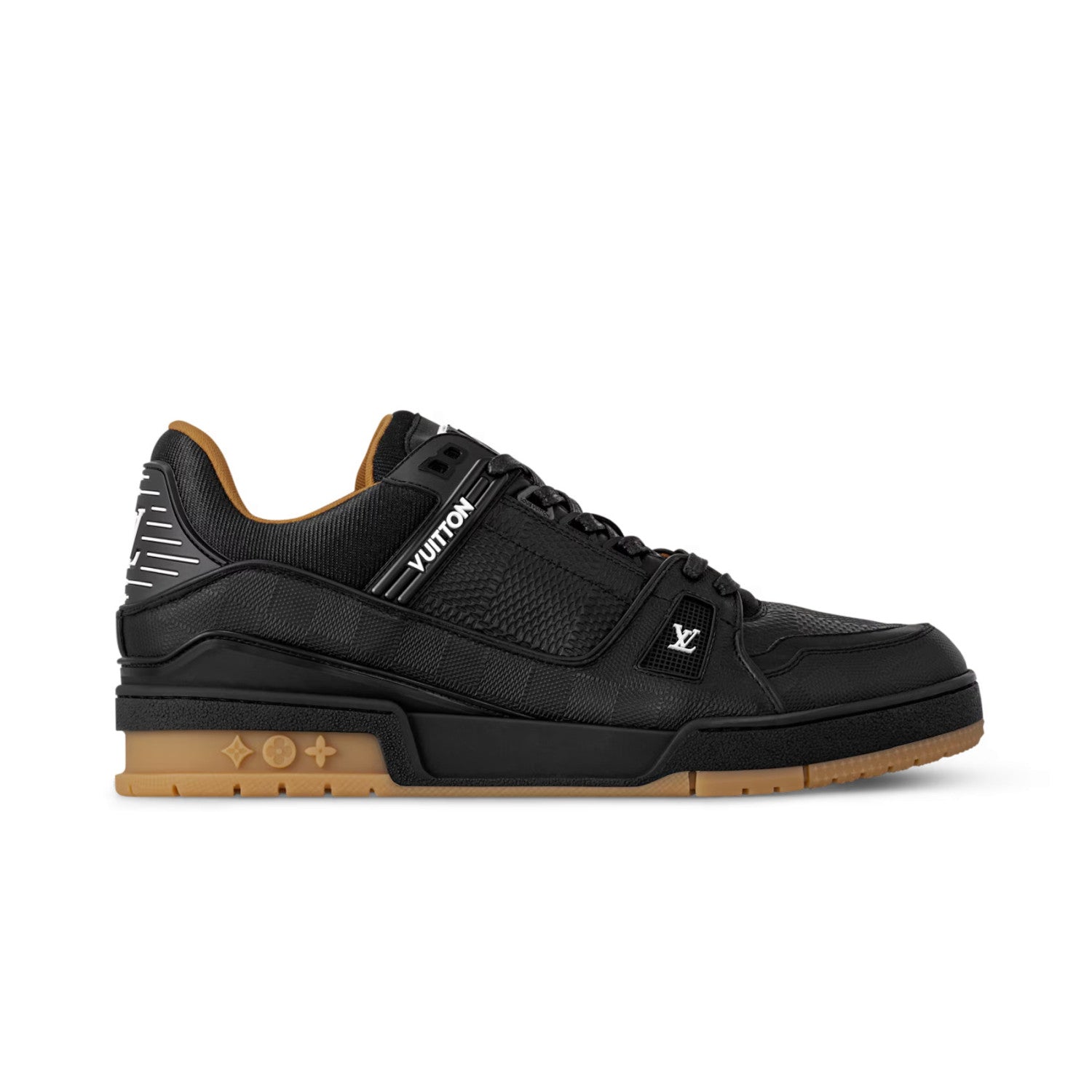 Louis Vuitton LV Trainer Men's Four Seasons Solid Color Cowhide Low-top Lace-up Flat Casual Shoes #76943
