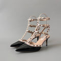 Valentino Rockstud Caged Pump 65mm Poudre #334615