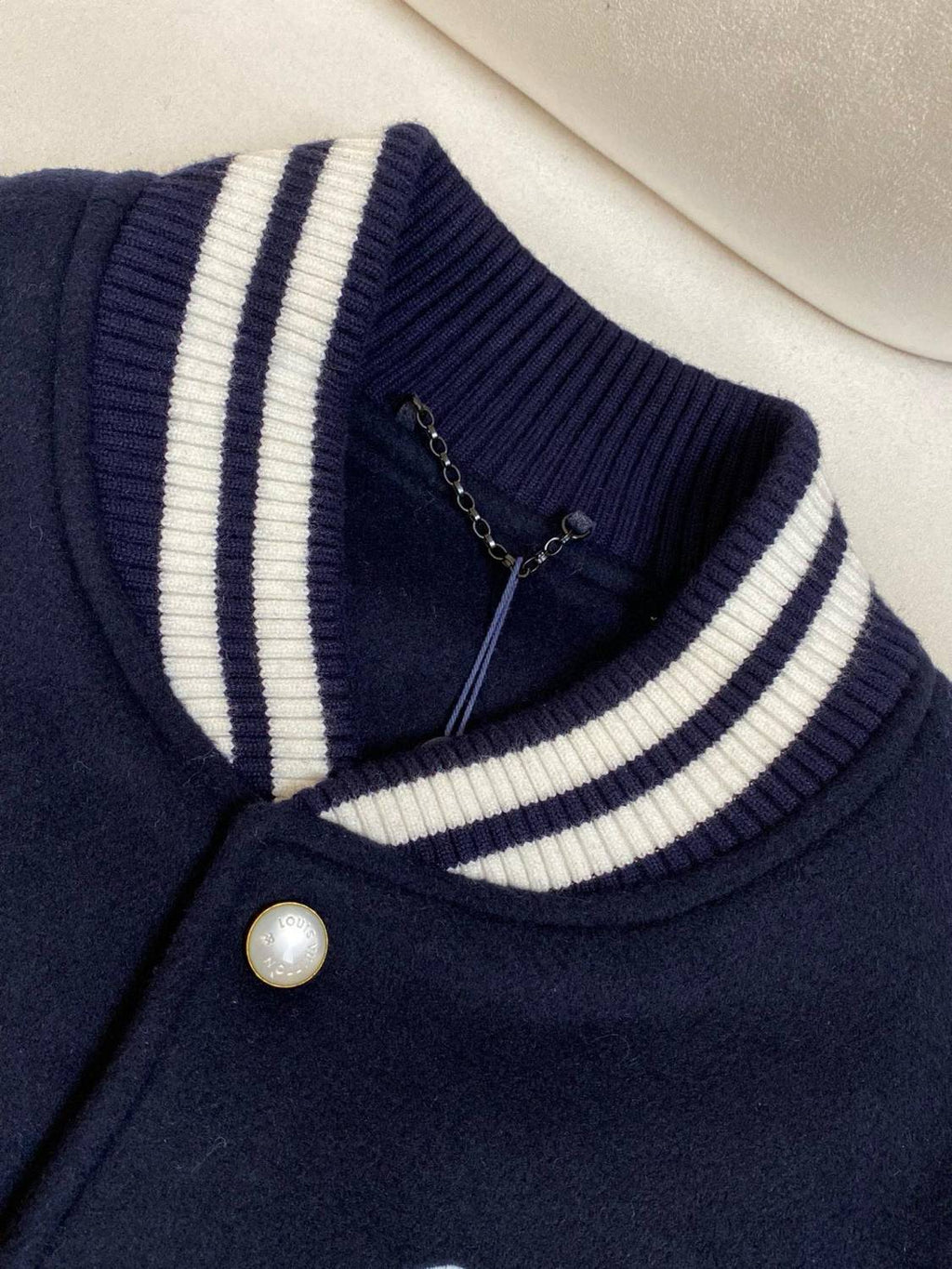 Louis Vuitton Men's Spring and Autumn Nautical Logo Embroidery Single Breasted Long Sleeve Baseball Jacket #72514