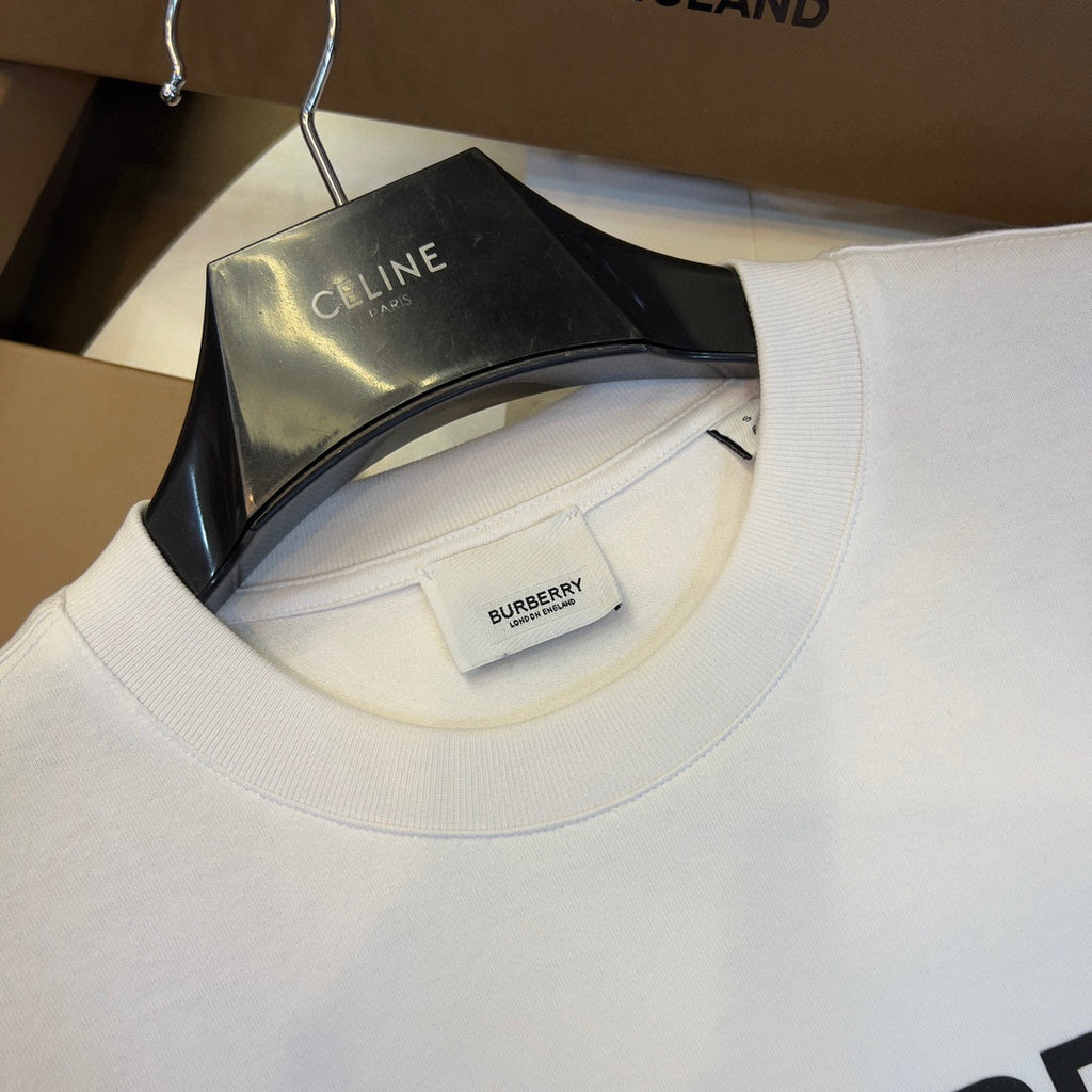 Burberry Letter White Short Sleeve T-Shirt #96153
