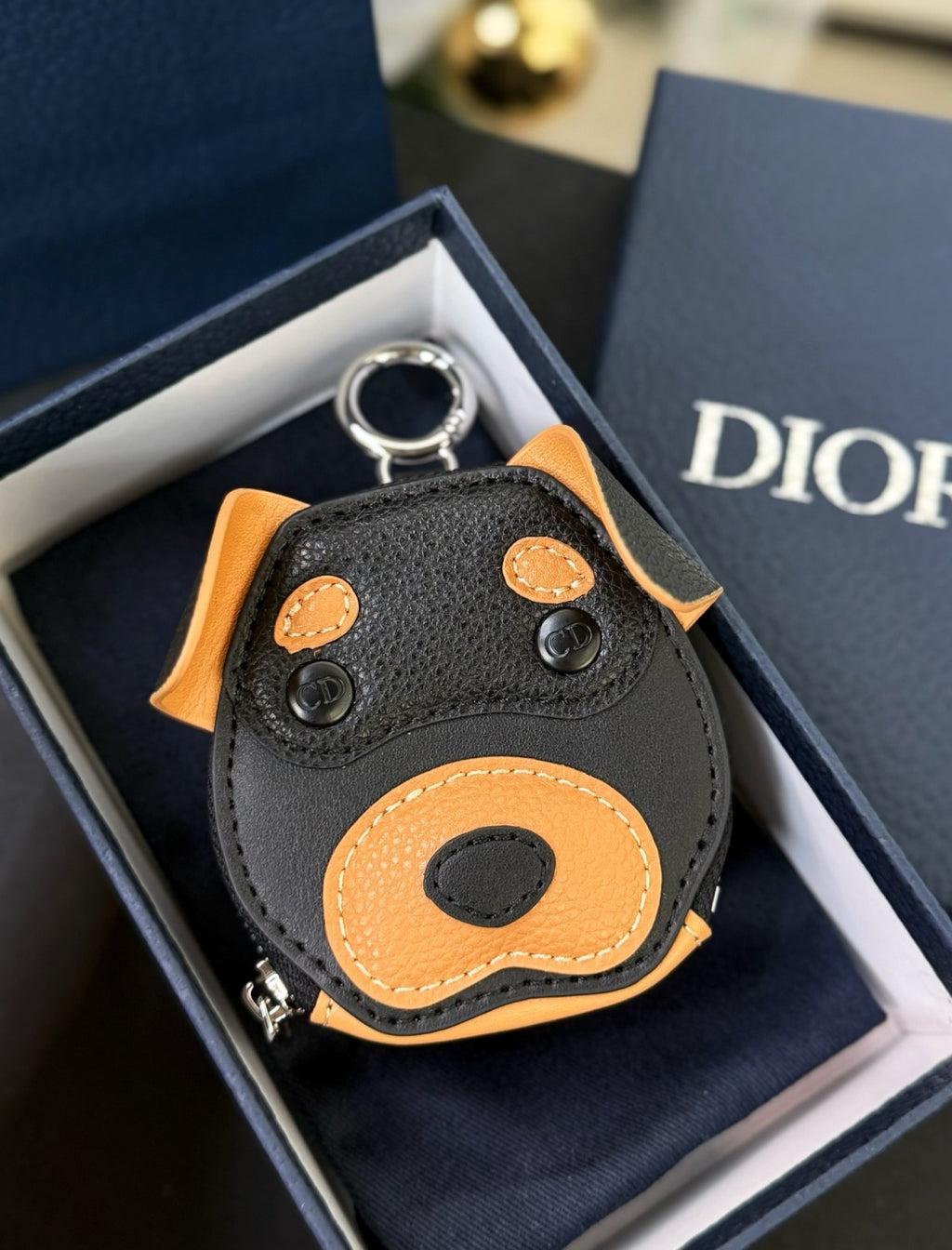 Dior Preppy Coco Long Strap Flap Bag Mini Chicken Yellow HASS Genuine Caviar Jennie Style Fashion Casual Evening Clutch #195180