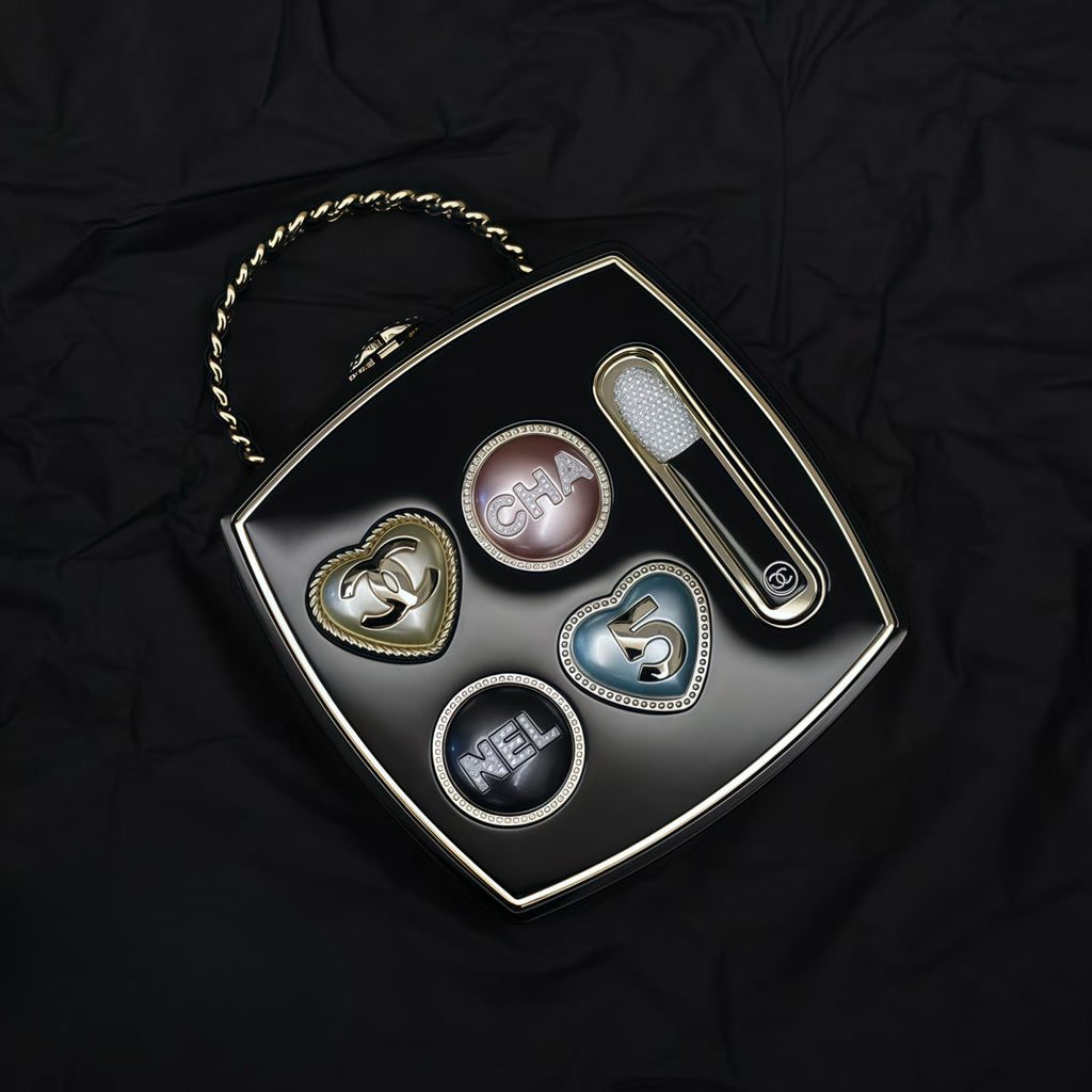 Chanel Women's Ladies' Fashion Classic Color Palette Shaped Rigid Evening Clutch Makeup Case Chain Bag Bags AS5652-B21915-U2093 #78527