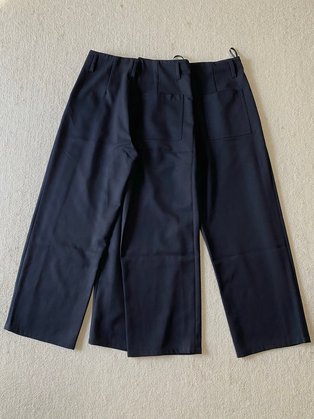 Loewe Trousers in Wool Blue #334437