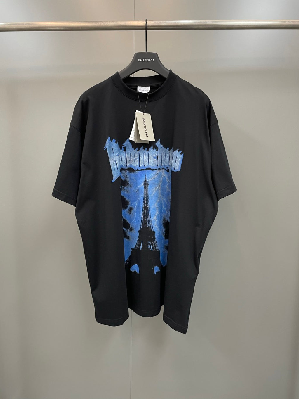 Balenciaga Paris thunderstorm oversized T-shirt #378114