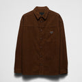 Prada Men's Spring and Autumn Solid Color Corduroy Single Breasted Lapel Long Sleeve Jacket Pants Set Suit #72275