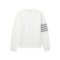 Thom Browne Men's Spring. Autumn And Winter Round Neck Solid Color Cotton Striped Long Sleeve Pullover Knitted Sweater Ngvp #1944