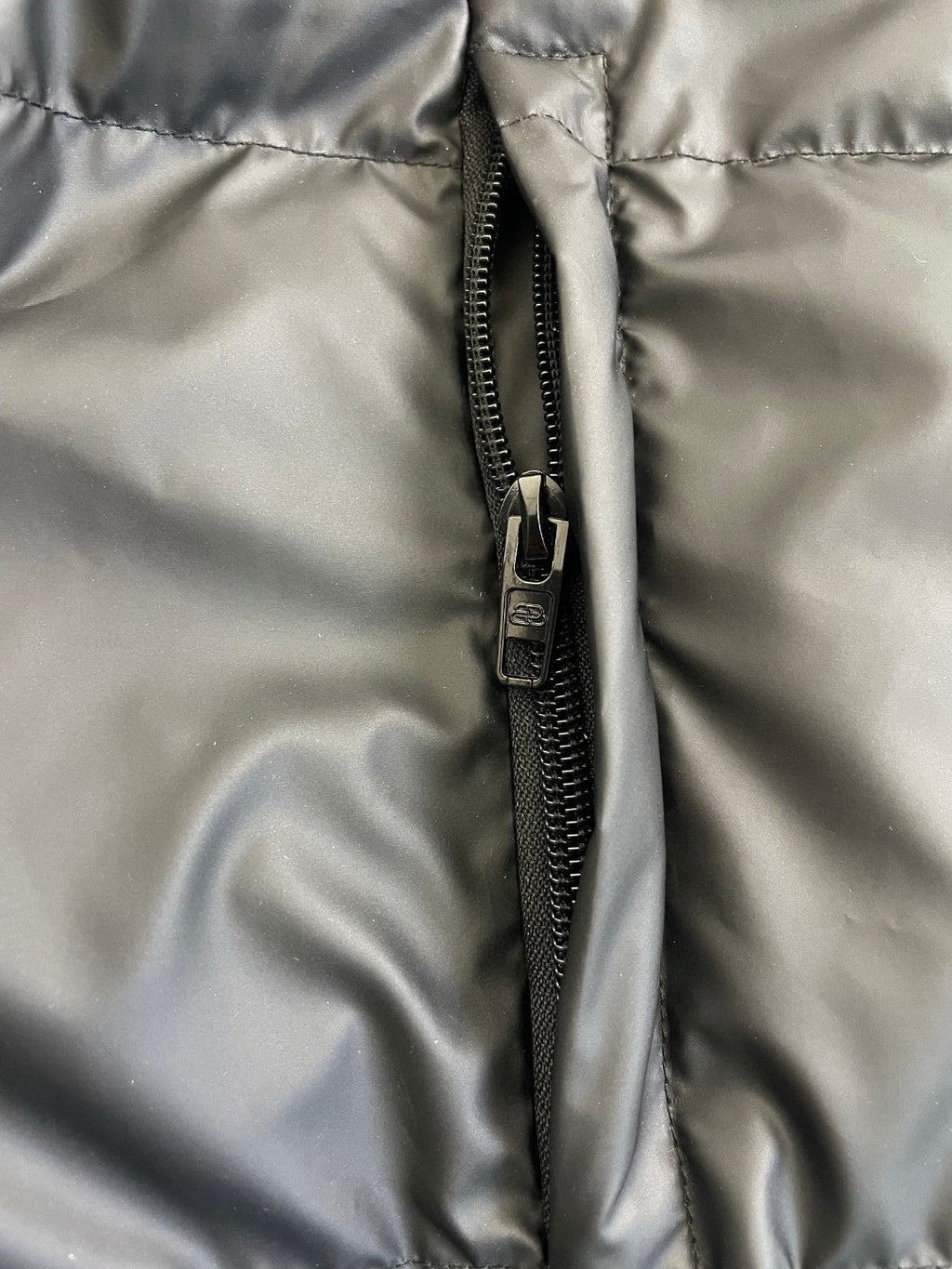 Balenciaga Men's and Women's Autumn and Winter Solid Color Letter Printed Loose Fit Puffer Down Long Sleeve Jacket #74343
