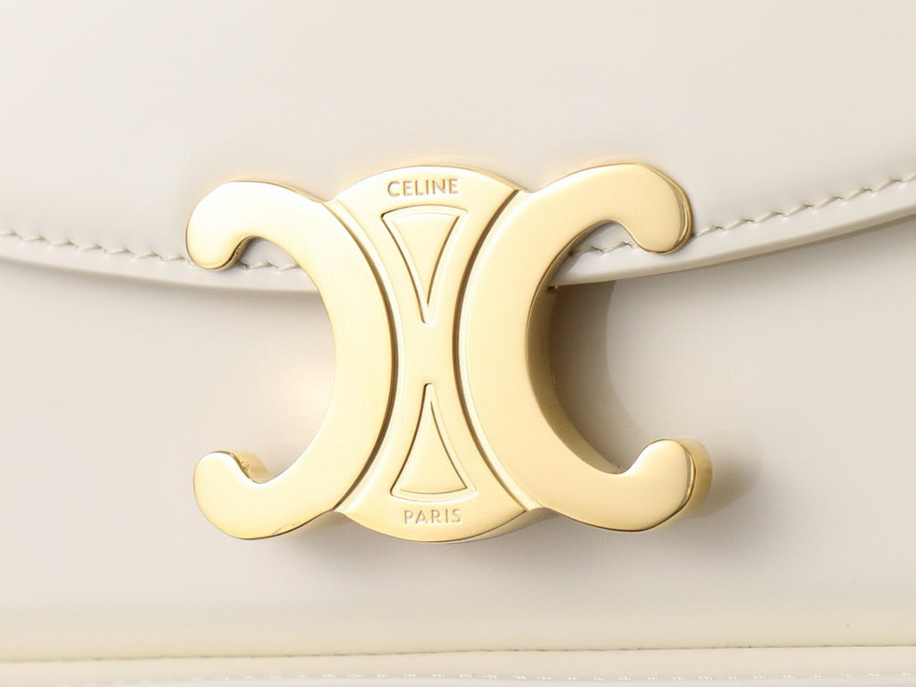 Celine Women's Fashion Classic Solid Color Leather Logo Embellished Adjustable Handle Tote Bag/Shoulder Bag Bags 118313FZI-00WC #78953