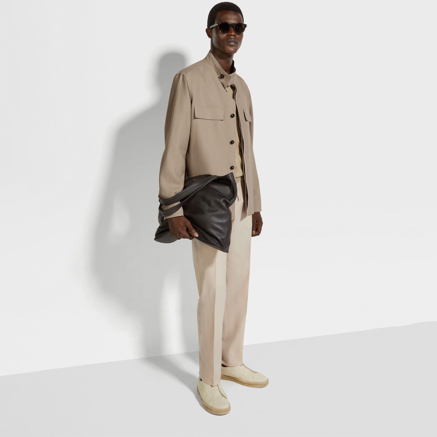 Ermenegildo Zegna Oasi Lino Oasis Linen Trousers Men's Spring And Summer Fashion Casual Comfortable Straight Trousers  Pants Ngvp #1575