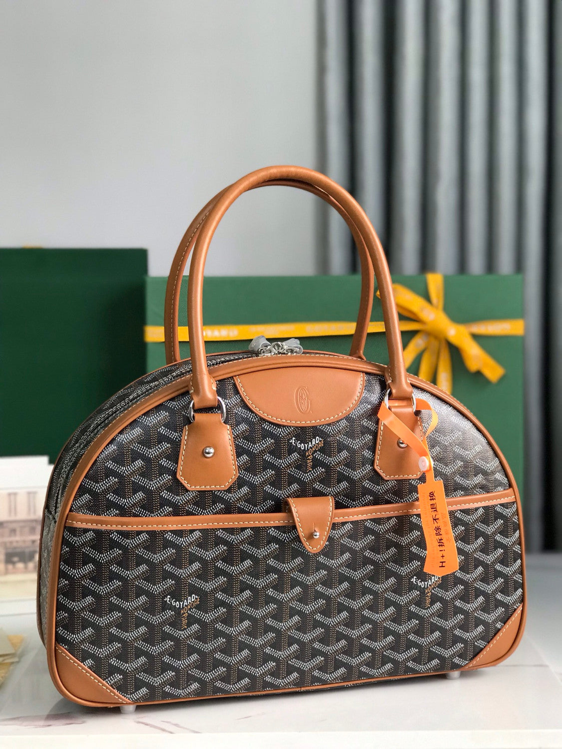 Goyard Large Bowling Bag Classic High-end Shoulder Bag Crossbody Bag Elegant Clutch Stylish Luxurious And Exquisite Bag Bags #196816