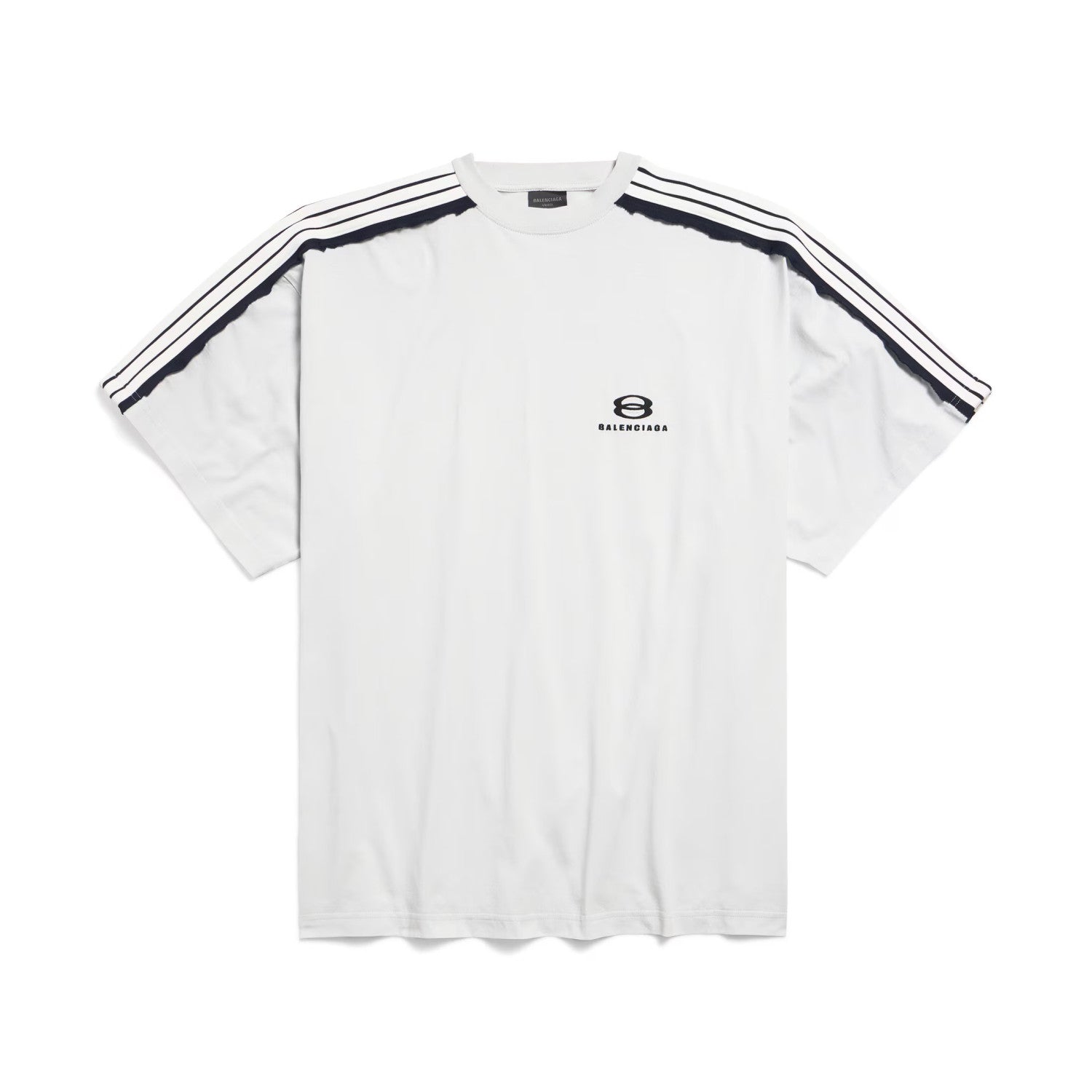 Balenciaga UNITY SPORTS ICON Men's Summer Solid Color Crew Neck Cotton Short Sleeve Silhouette T-Shirt #76537