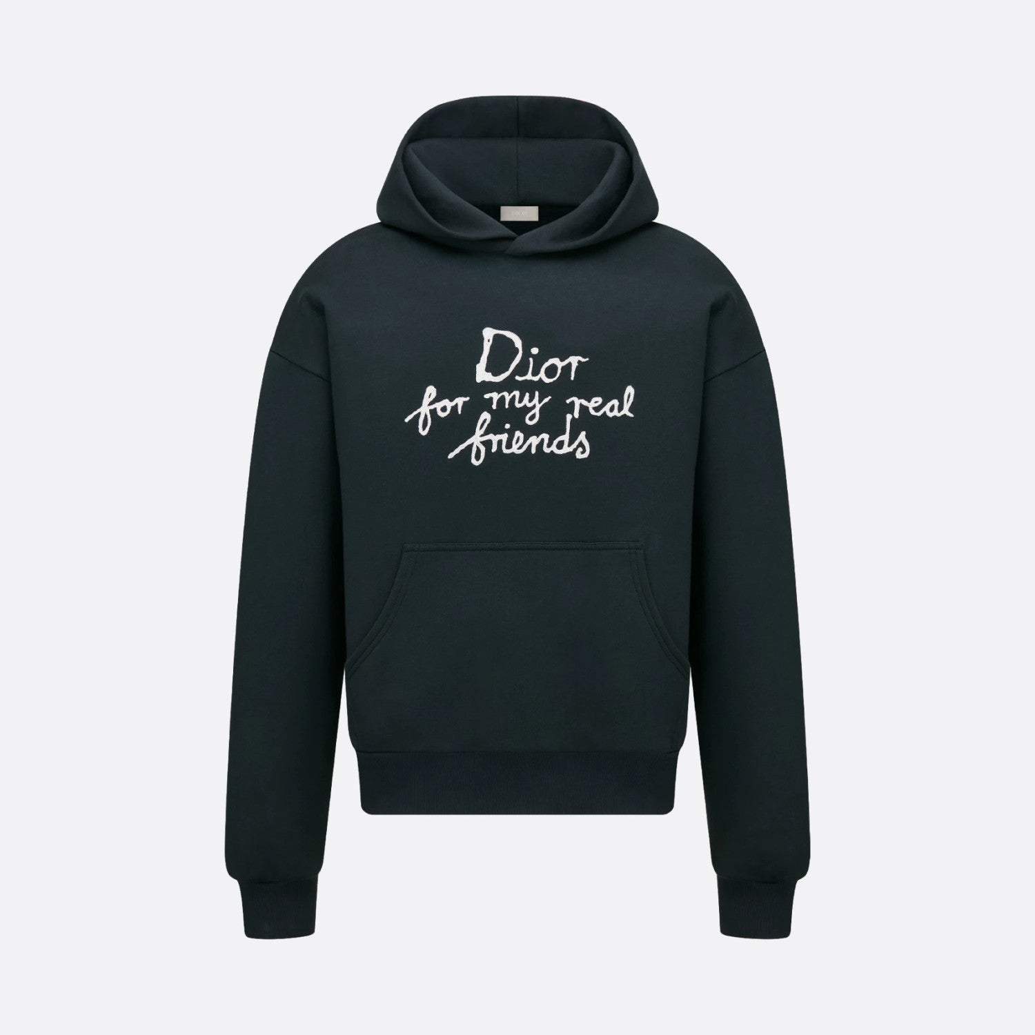 Dior Men's Spring and Autumn Solid Color Logo Letter Printed Hooded Loose Long Sleeve Sweatshirt #75496