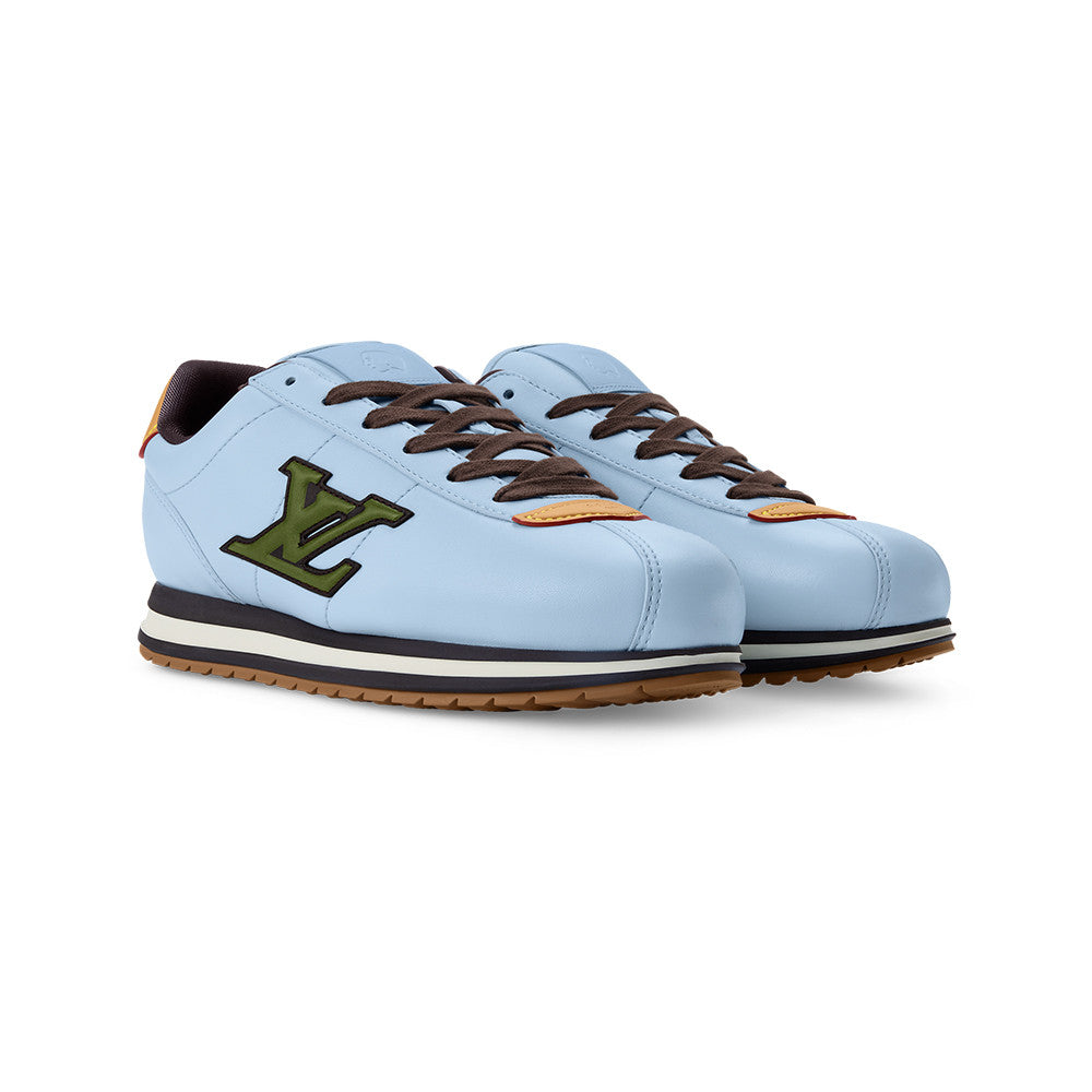 Louis Vuitton LV BUTTERSOFT Men's and Women's Spring/Summer Fashion Casual Round Toe Lace Up Logo Letter Decorated Leather Low Top Printed Sneakers Casual Shoes #78846  #335472