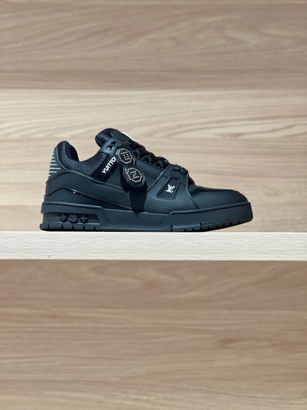 Louis Vuitton LV TRAINER Men's And Women's Classic Fashion Casual Cowhide Round Toe Lace Up Low Top Sneakers Shoes #78219