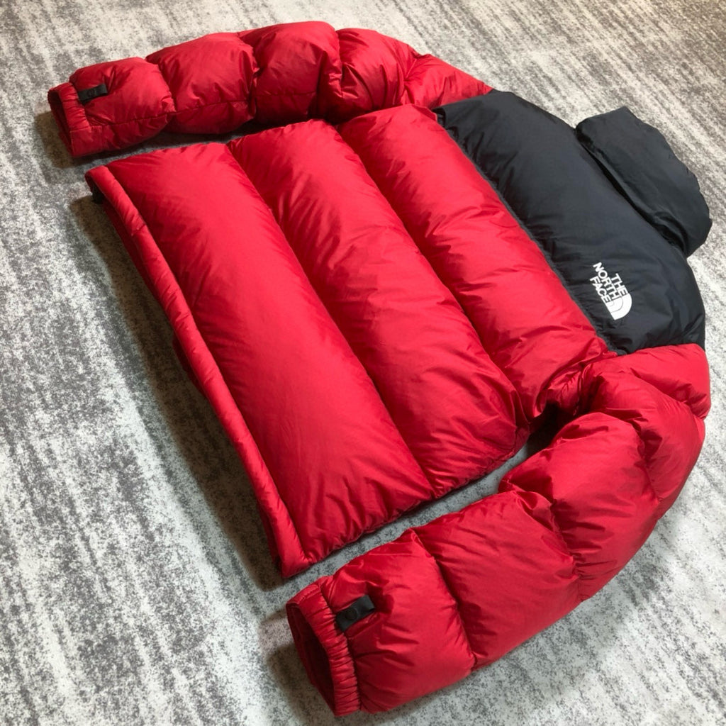 The North Face Men's And Women's Fall And Winter Color Blocking Goose Down Zipper Long Sleeve Down Jacket #76247
