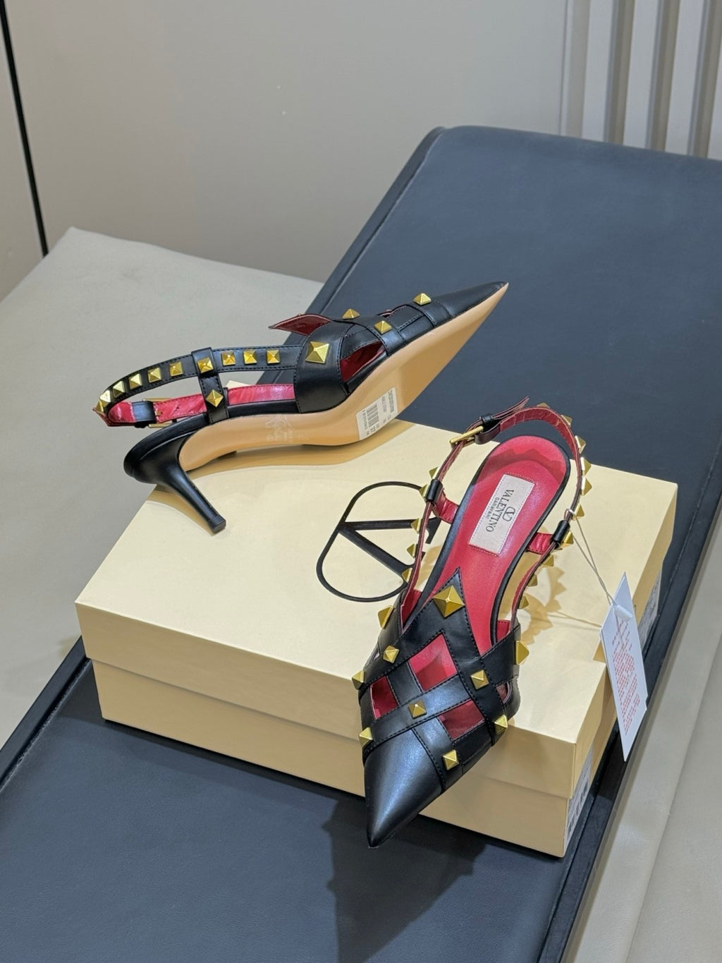 Valentino Women's Studdy Slingback Pumps #336908
