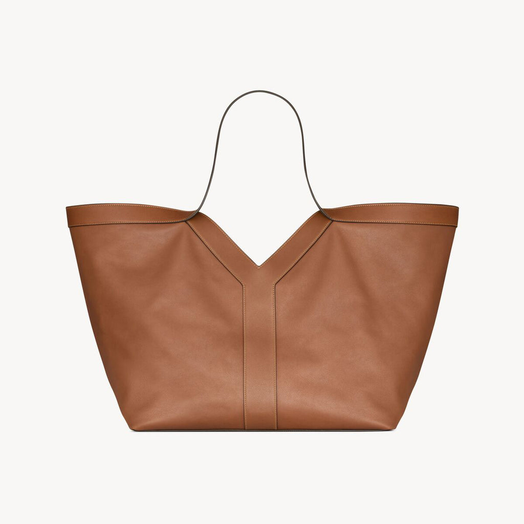 SAINT LAURENT Women's Fashion Classic Solid Color Leather Brand Logo Hook Closure Tote Bag Handbag Bags 839976-AAEB3-1000 #78415