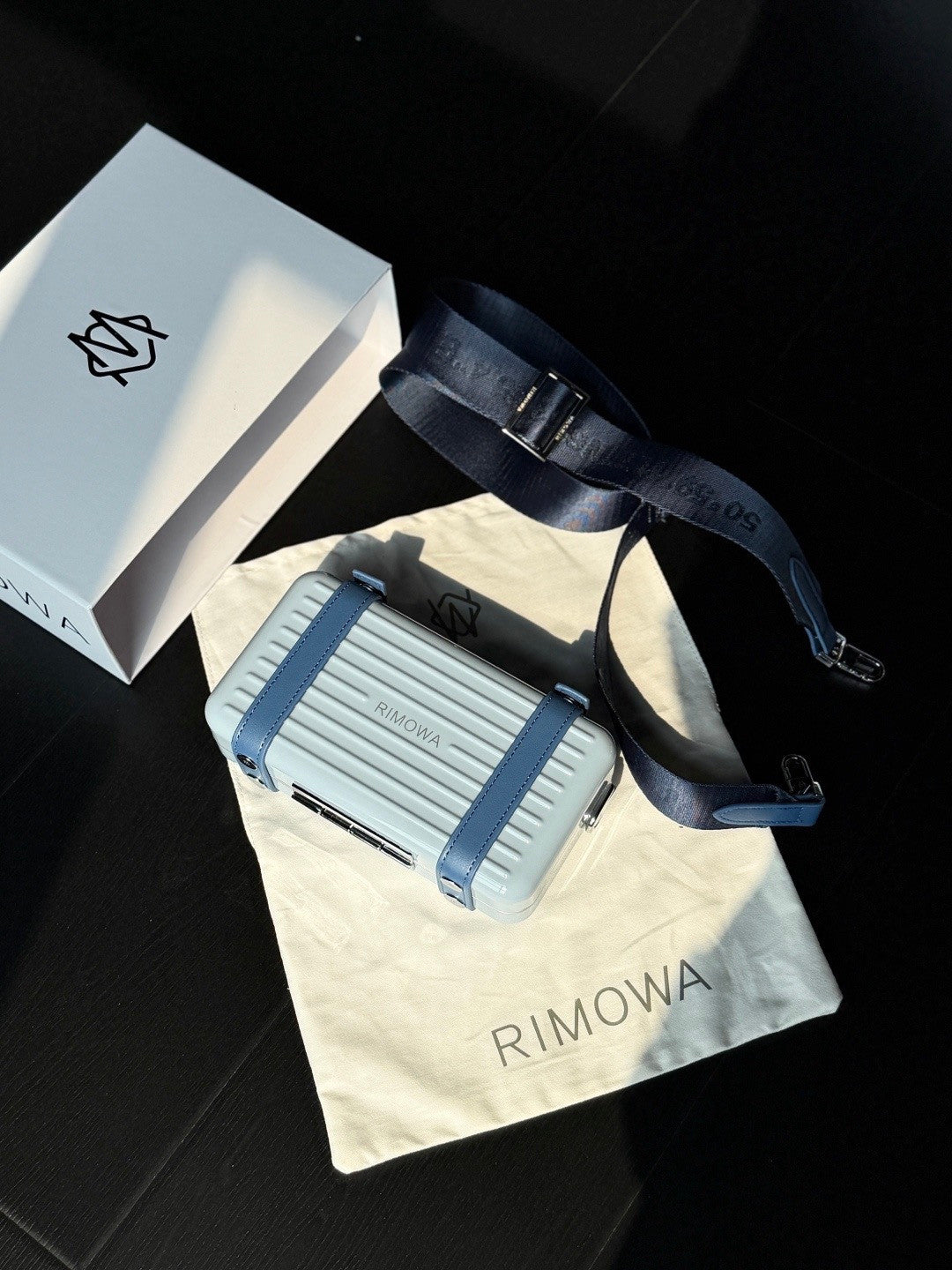 RIMOWA Personal Aluminum Cross Body Bag #337222