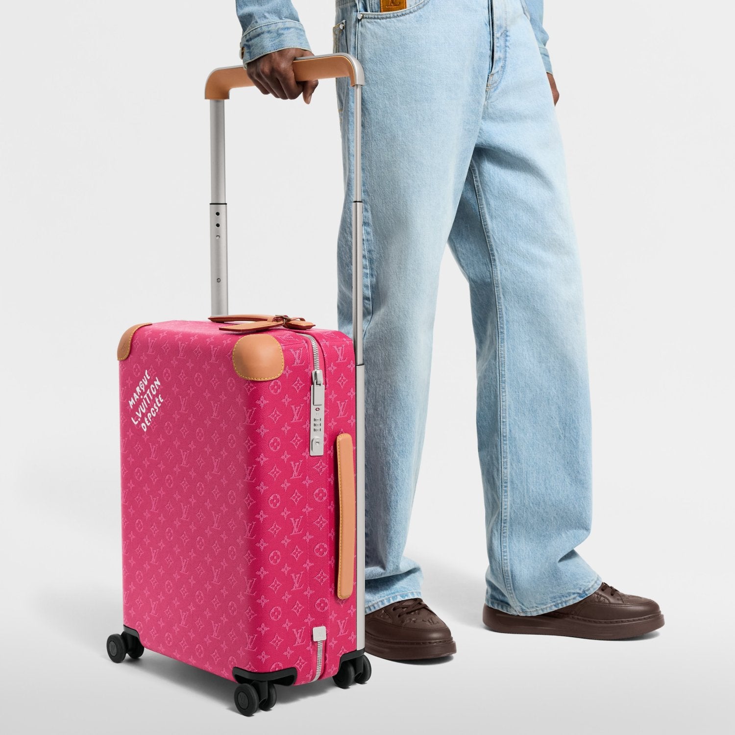 Louis Vuitton Horizon 55 Damier Azur Canvas Travel Bags and Rolling Luggage Fashion Luggage Box Bag Bags N40910 #84359A