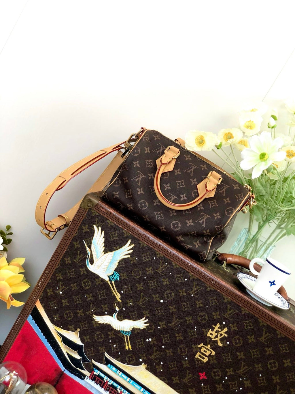 Louis Vuitton Women's Fashion Classic Caramel Coffee Brown Logo Zipper Closure Leather Shoulder Bag Handbags In Small Medium And Large Sizes Crossbody Bag Bags #78659