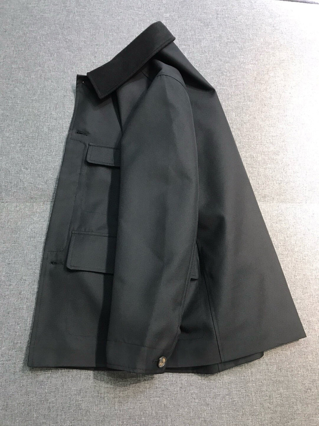 Loro Piana Men's Fall And Winter High-end Business Casual Trench Coat Jacket Lapel Single-breasted Cotton Trend Jacket Ngvp #2483