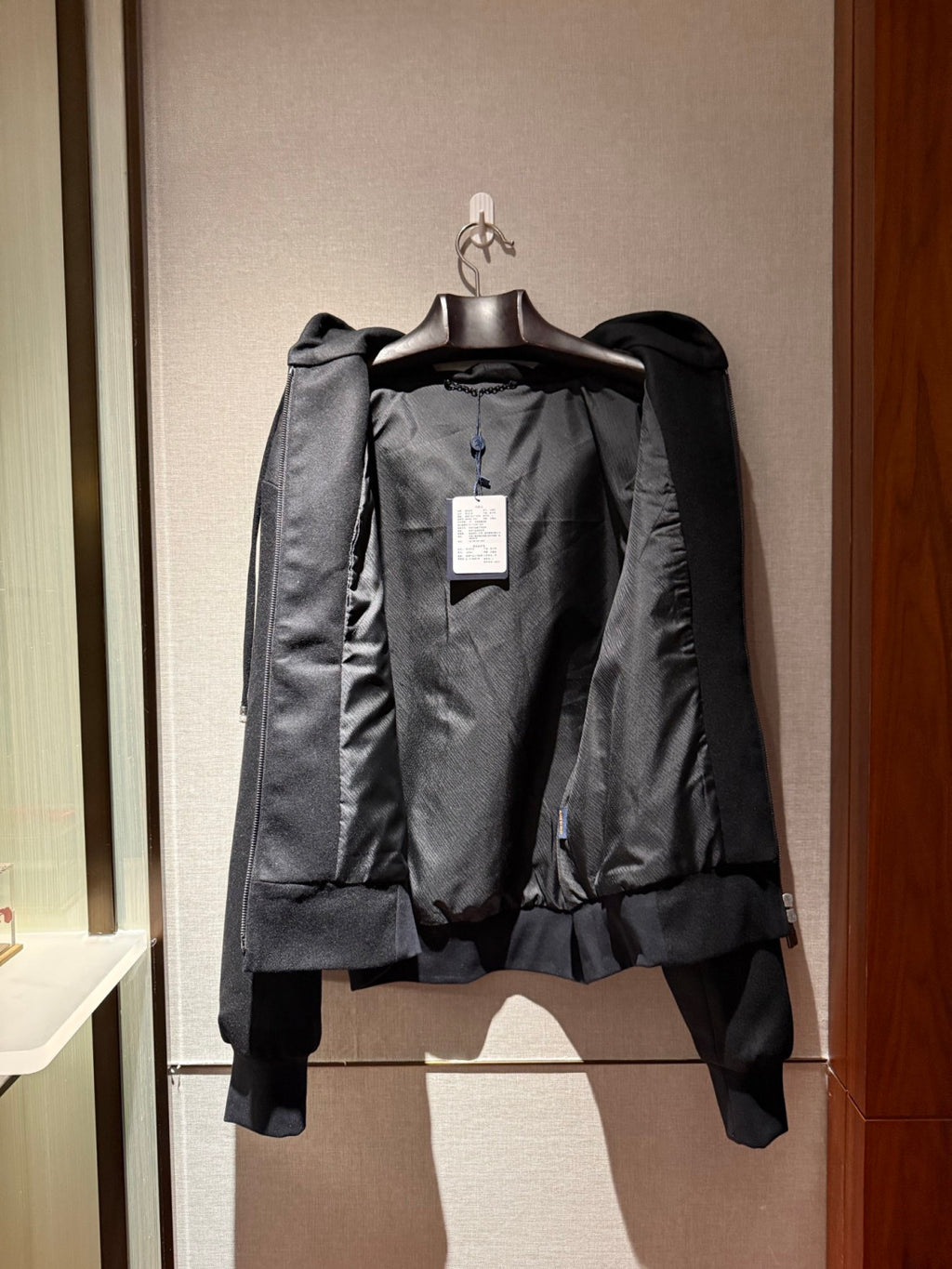 Louis Vuitton Tailored Technical Wool Hooded Blouson #334039