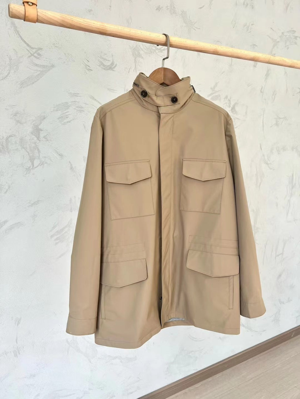 Loro Piana Standing Collar Long Sleeved Jacket #21867