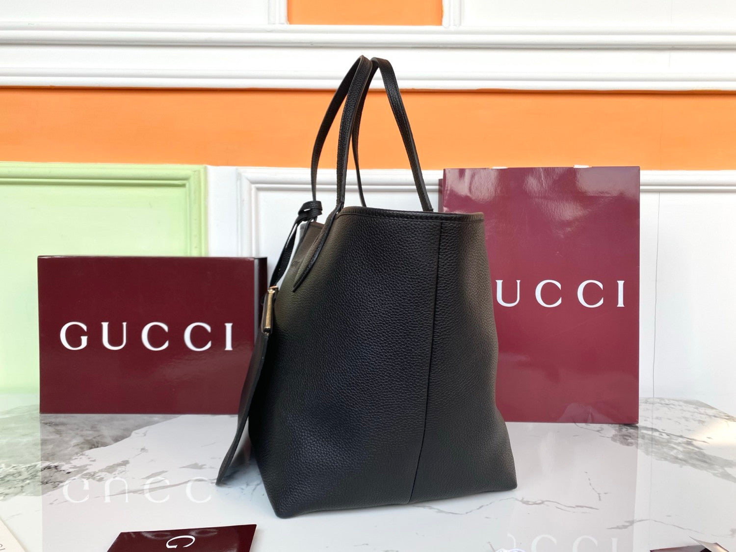 Gucci Women's Totissima Large Reversible Tote Bag in Brown Leather #333292