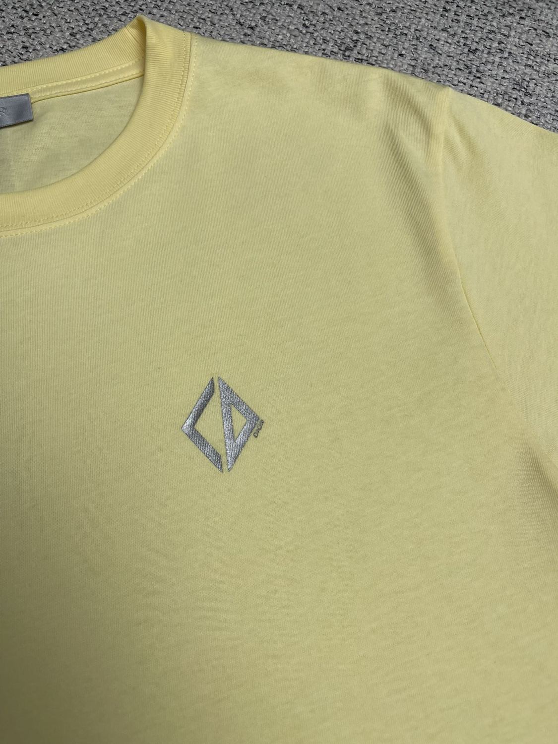 Dior Men's Summer Dior Solid Color Cotton Round Neck Loose Short Sleeve T-Shirt #76267